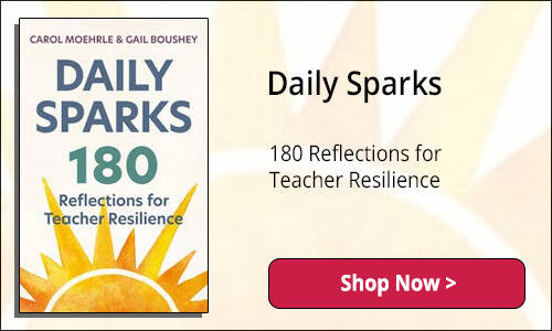 Daily Sparks
180 Reflections for Teacher Resilience - Shop Now
